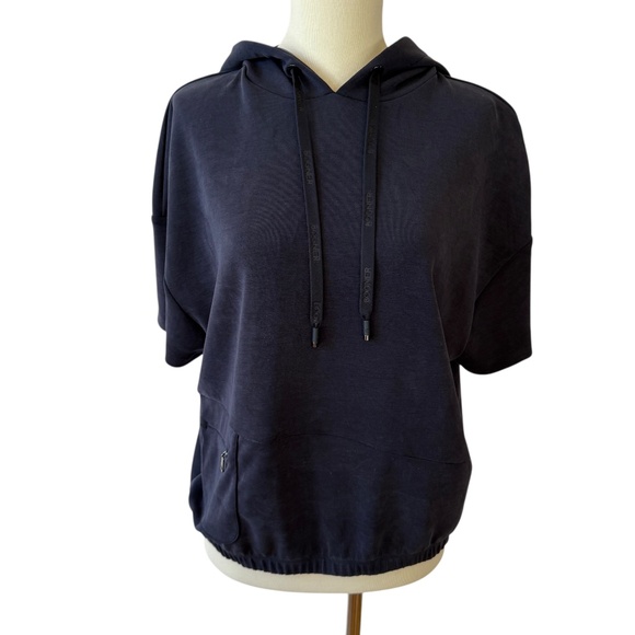 BOGNER LUCIA HOODIE SS SWEATSHIRT SOFT MODAL GOLF CASUAL SPORTY ELASTIC HEM S - Picture 2 of 11